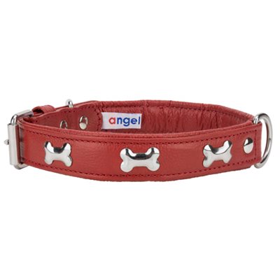 ANGEL PET COLLIER OS 14" x 3 / 4" - ROUGE