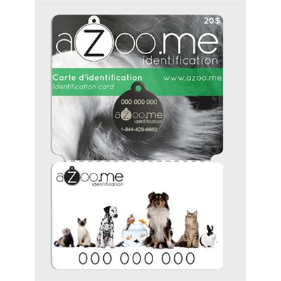 AZOOME CARTE IDENTIFICATION